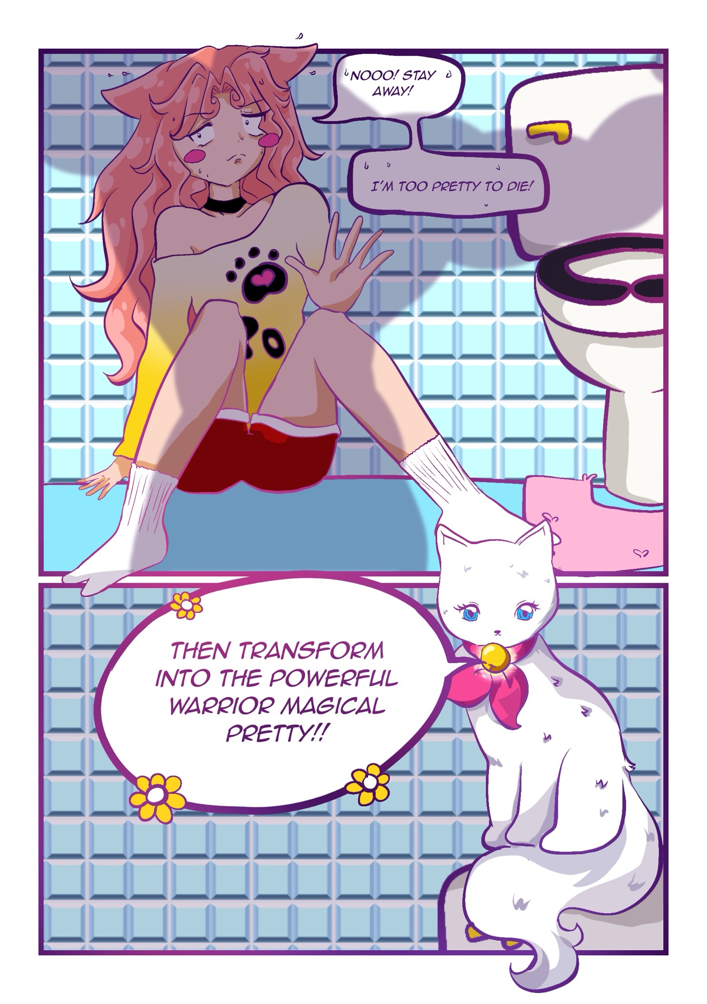 Page 25 of Graphic Novel Episode 1: No Way!!! I’m a magical girl?!