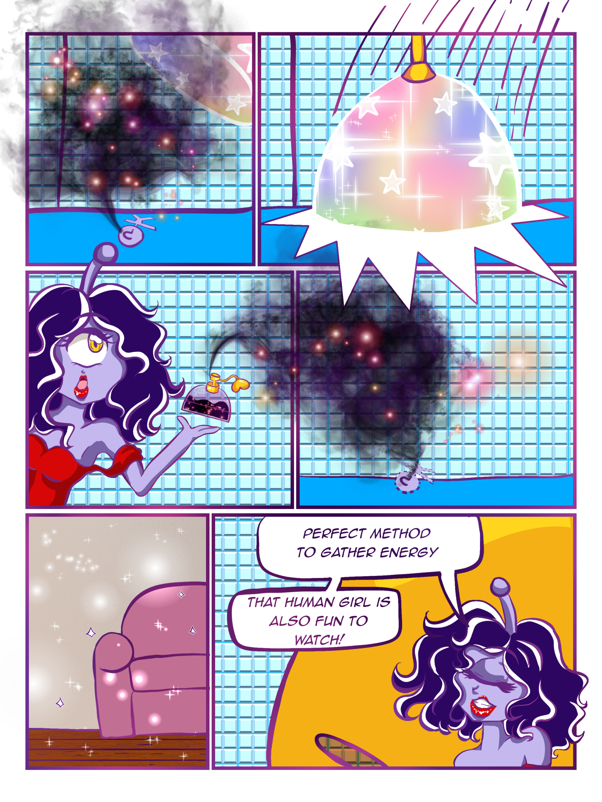 Page 35 of Graphic Novel Episode 1: No Way!!! I’m a magical girl?!