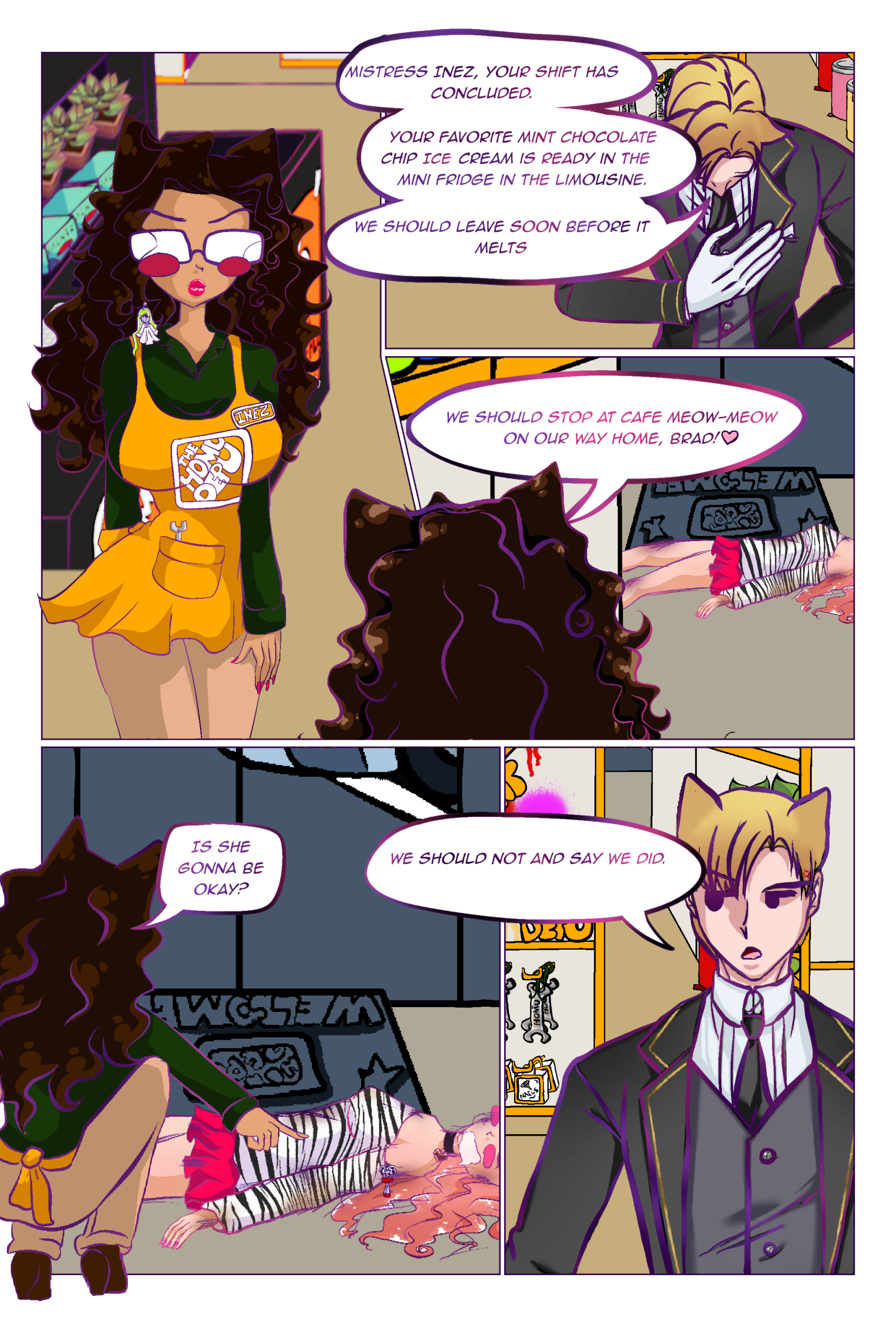 Page 63 of Graphic Novel Episode 2: A Floral Inconvenience!